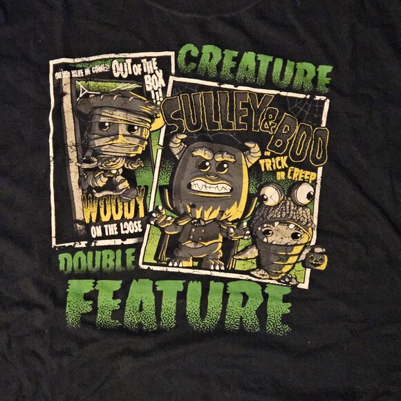 Funko Pixar Monster Inc & Toy Story Double Feature Tee Shirt Size 2X - Picture 1 of 2